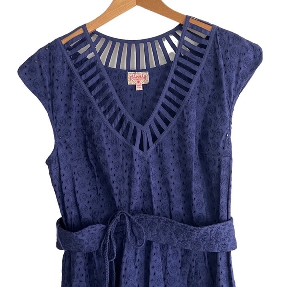 ANTHROPOLOGIE Plenty by Tracy Reese Women's Fit and Flare Eyelet Lace Dress - Picture 1 of 9